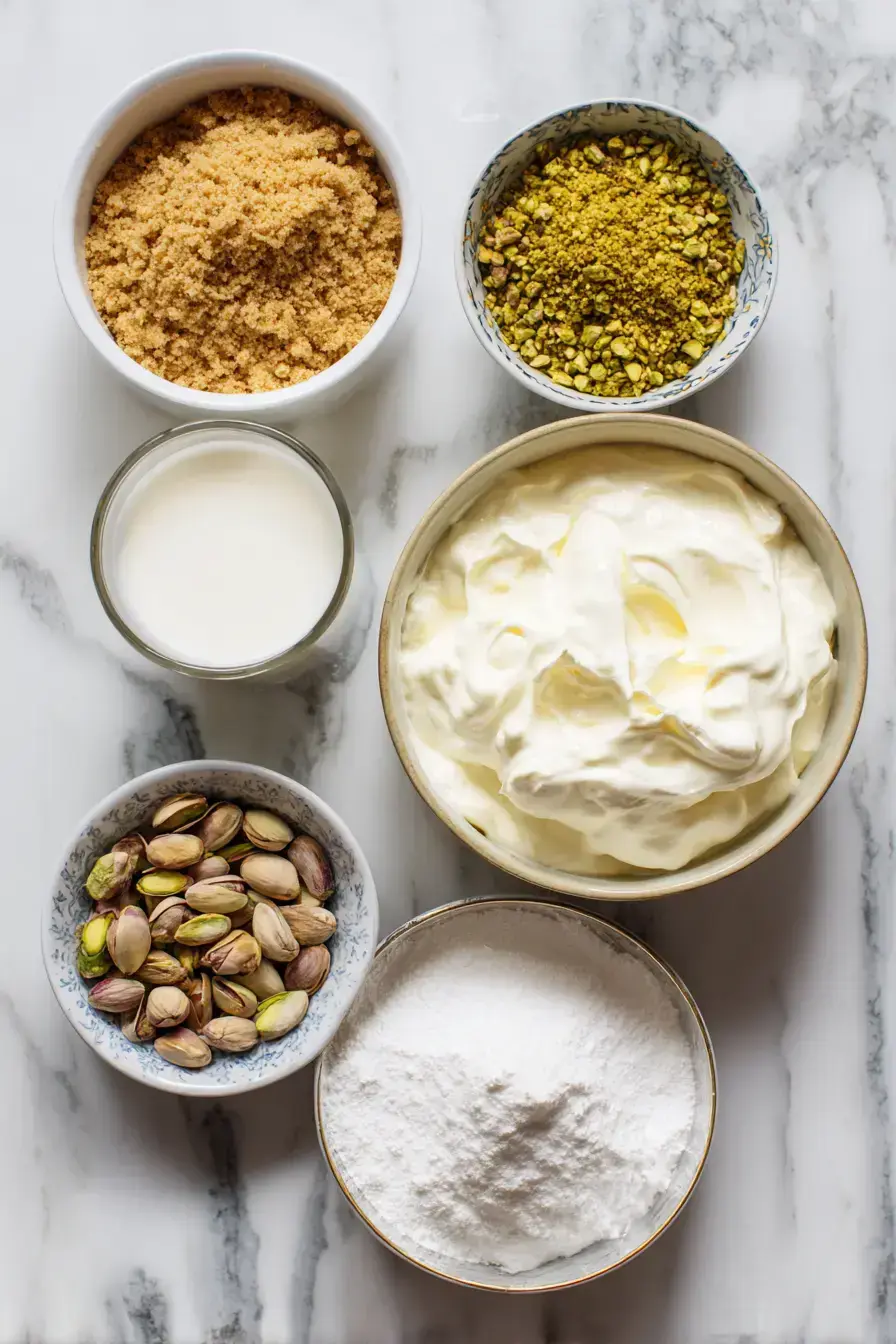 Pistachio Pineapple Delight preparation step