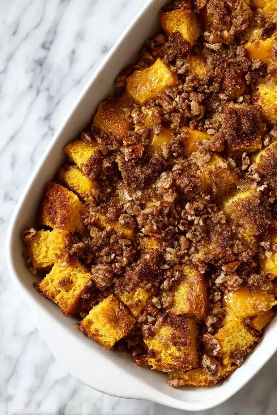 Pumpkin French Toast Casserole