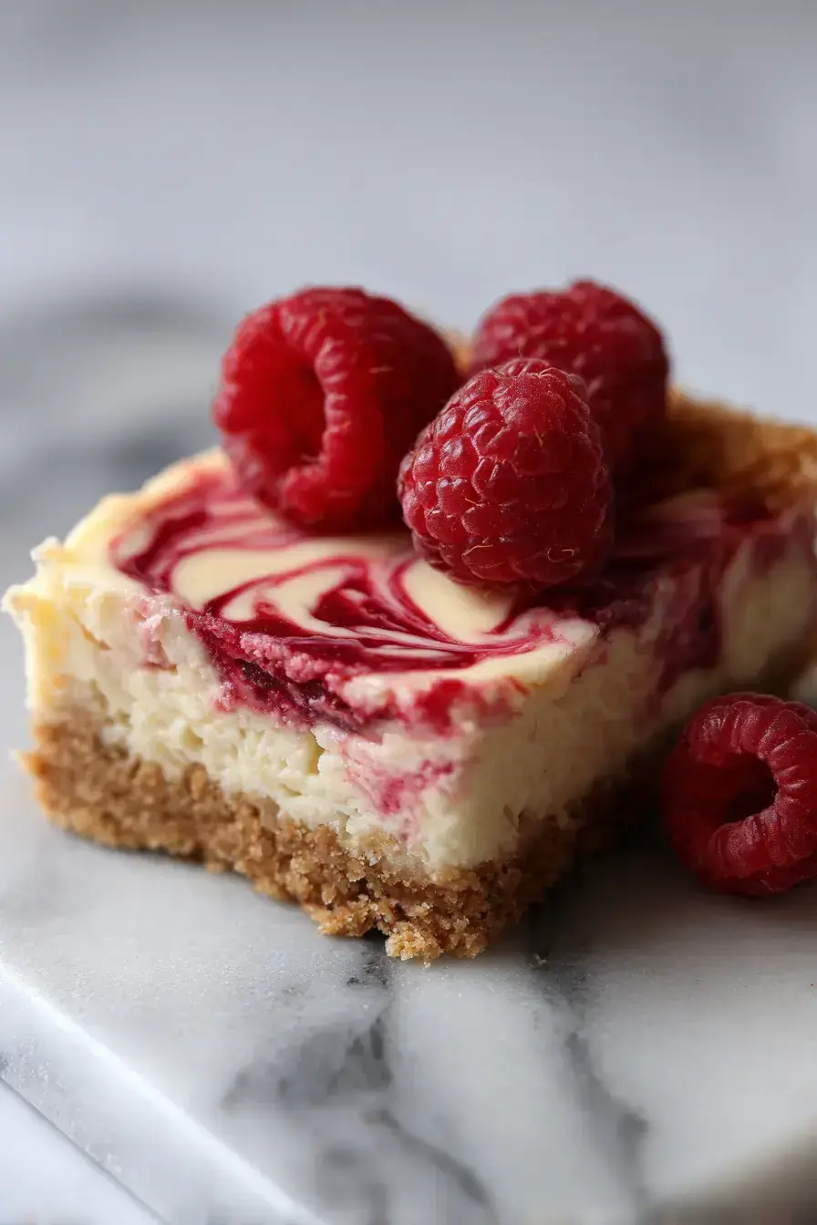 Easy Raspberry Cheesecake Bars Recipe