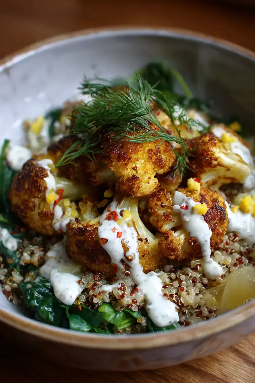 Roasted Cauliflower Bowl