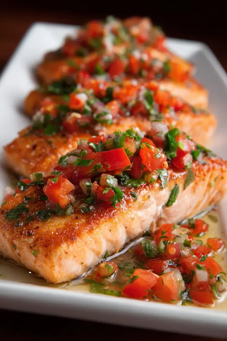 Salmon with Salsa