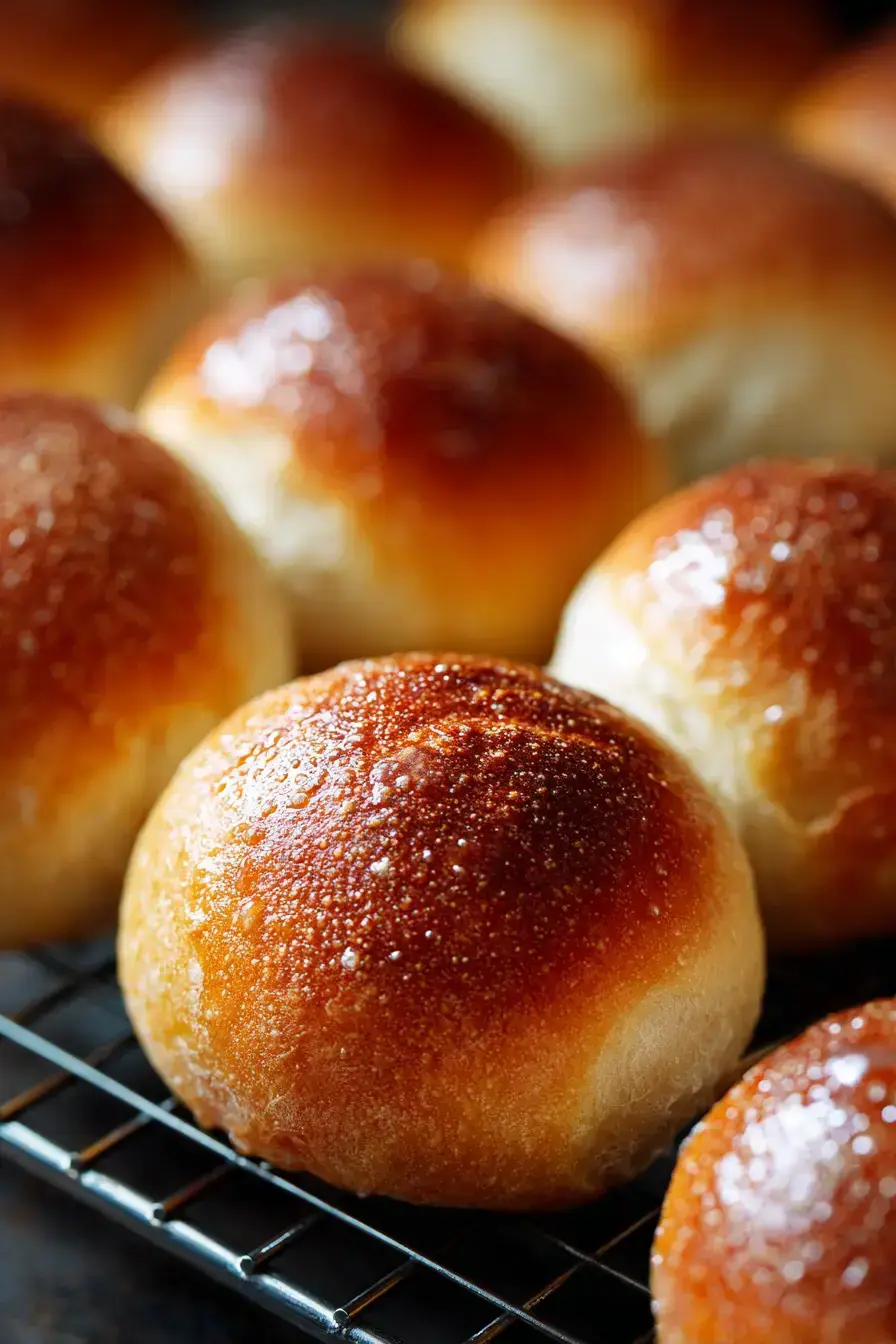 Sourdough Rolls serving step