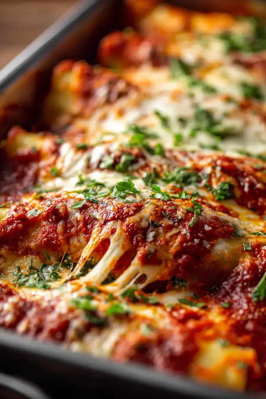 Spinach Manicotti