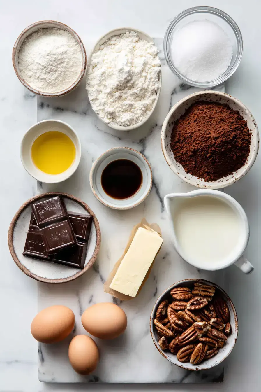 Texas Sheet Cake ingredients