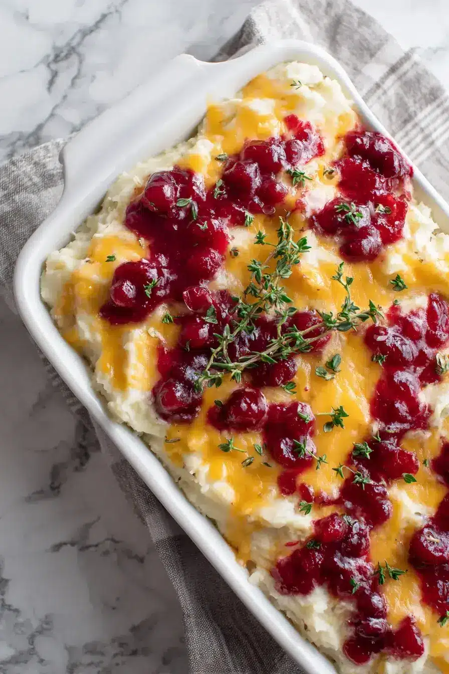 Thanksgiving Casserole serving step
