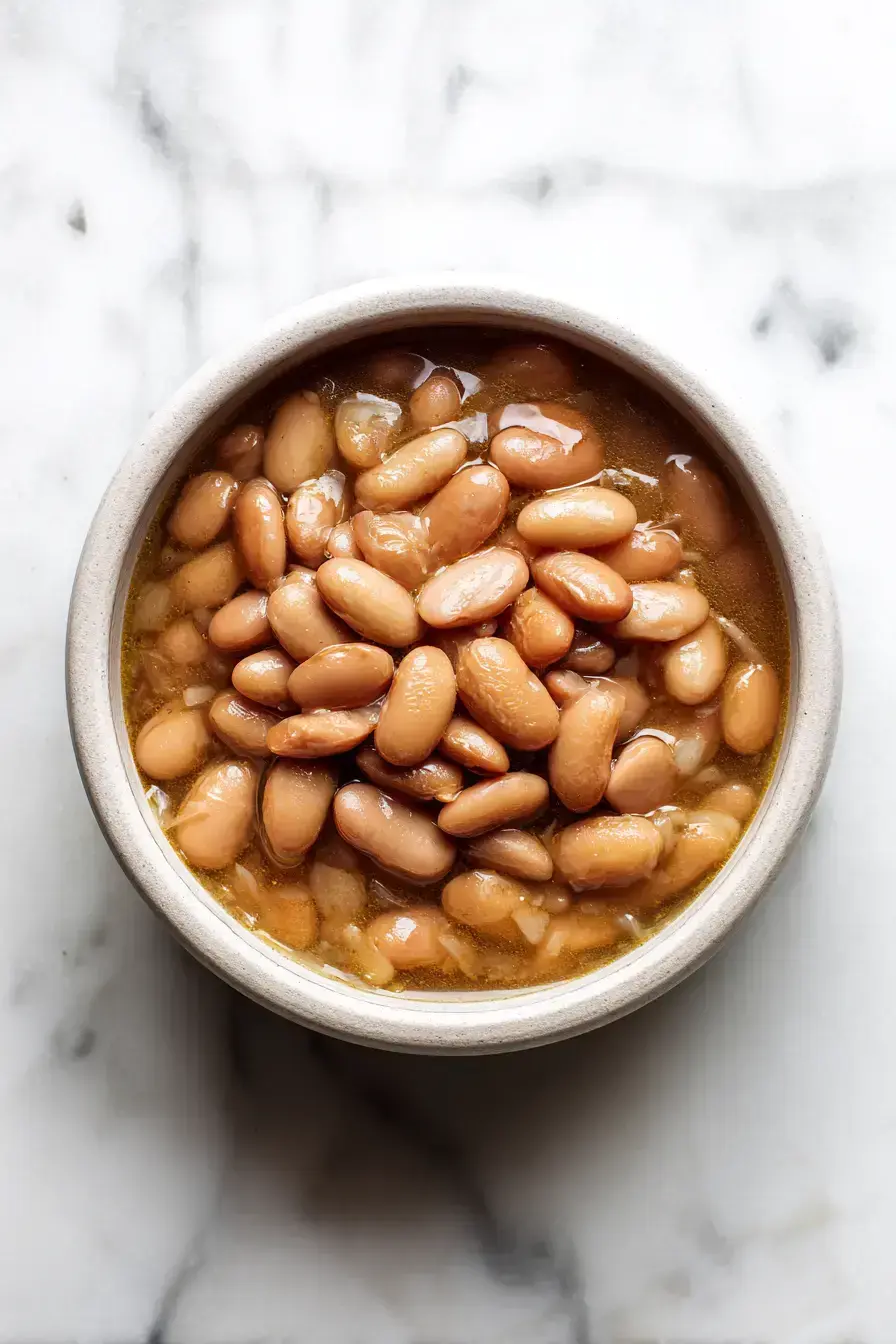 how to serve Traditional Tejano Pinto Beans