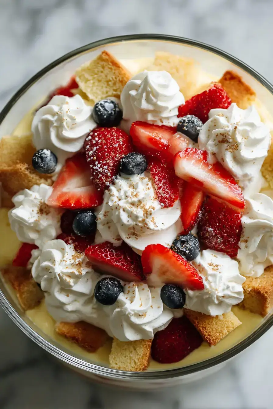 Serving Trifle Recipe for dessert