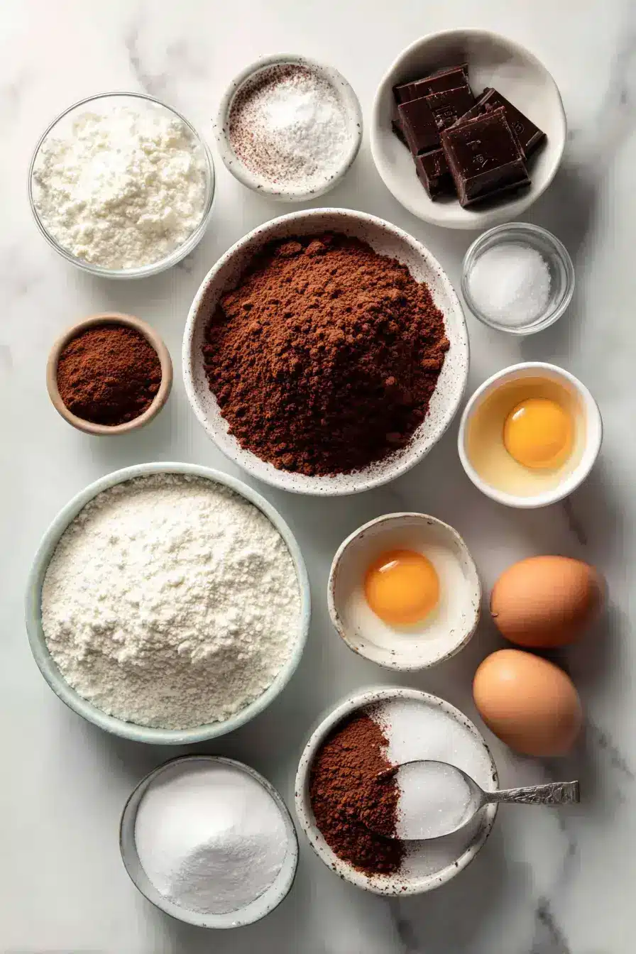 Ultimate Chocolate Fudge Cake ingredients