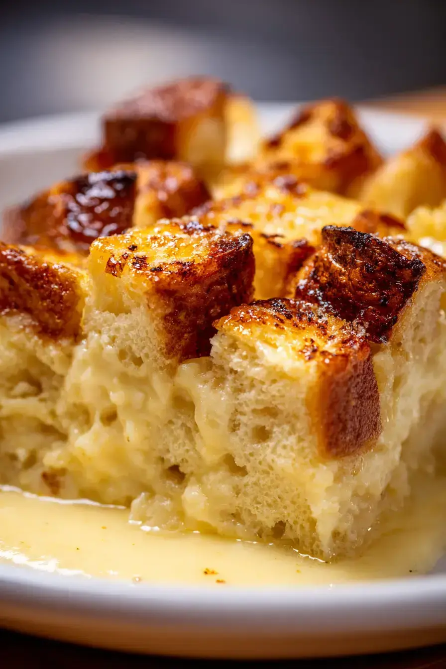 Vanilla Custard Bread Pudding