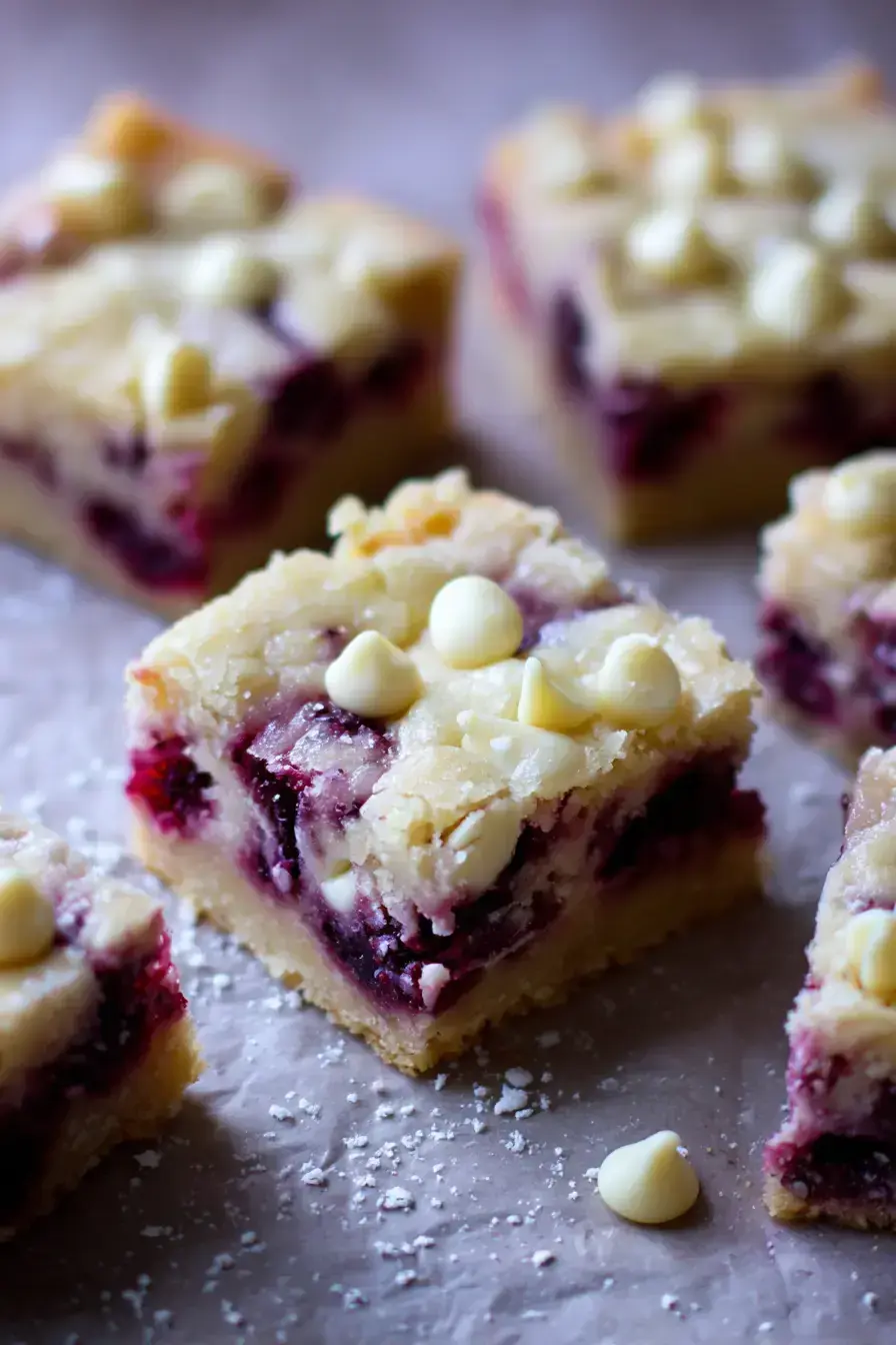 White Chocolate Raspberry Bars