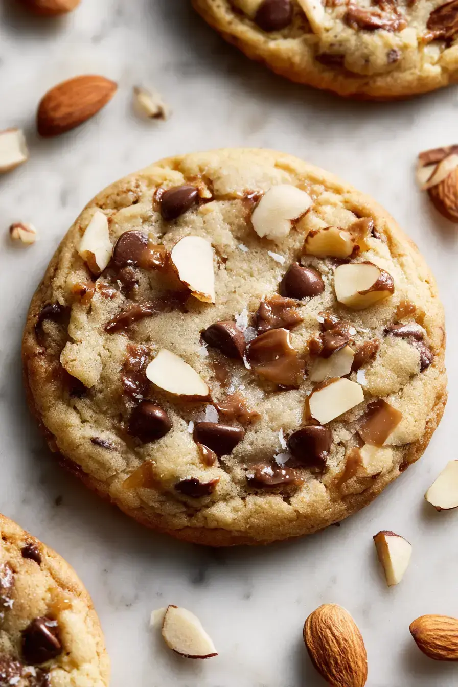 Almond Caramel Crunch Cookie