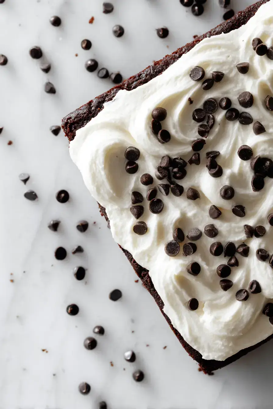 Brownie Refrigerator Cake