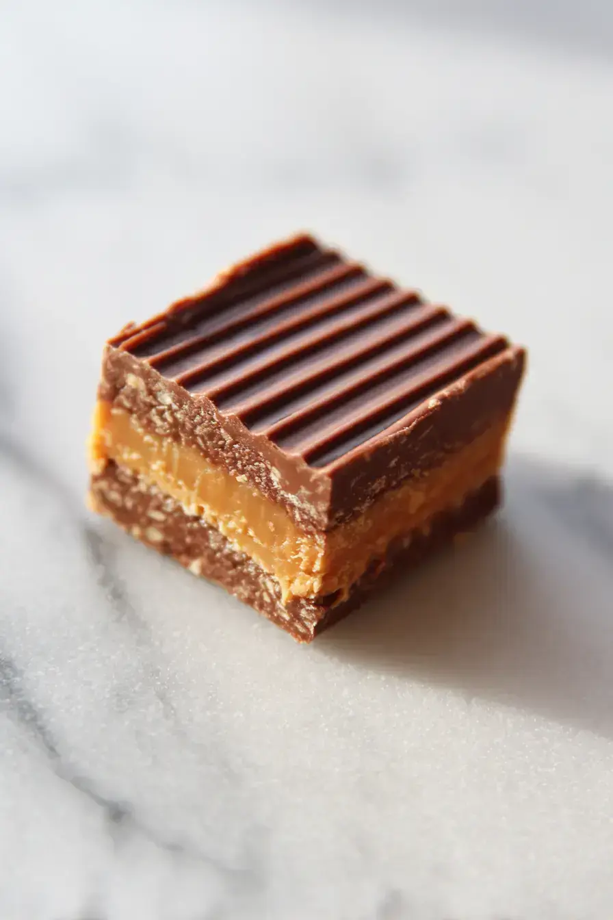 Butterfinger Caramel Crunch Bars served on a plate