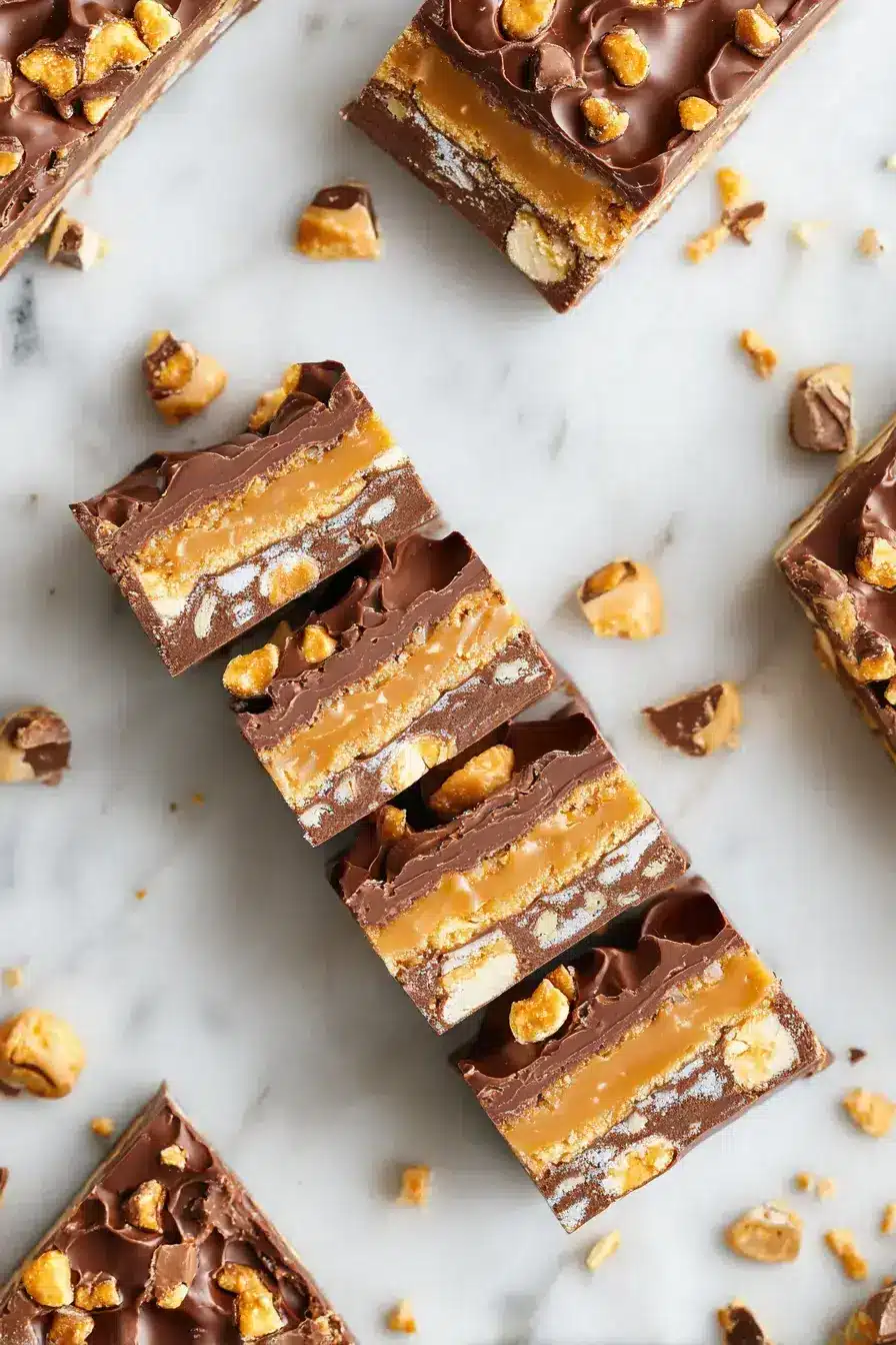 Butterfinger Caramel Crunch Bars