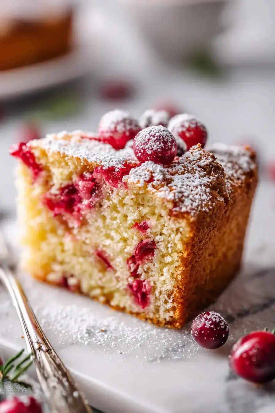 Cranberry Orange Breakfast Cake