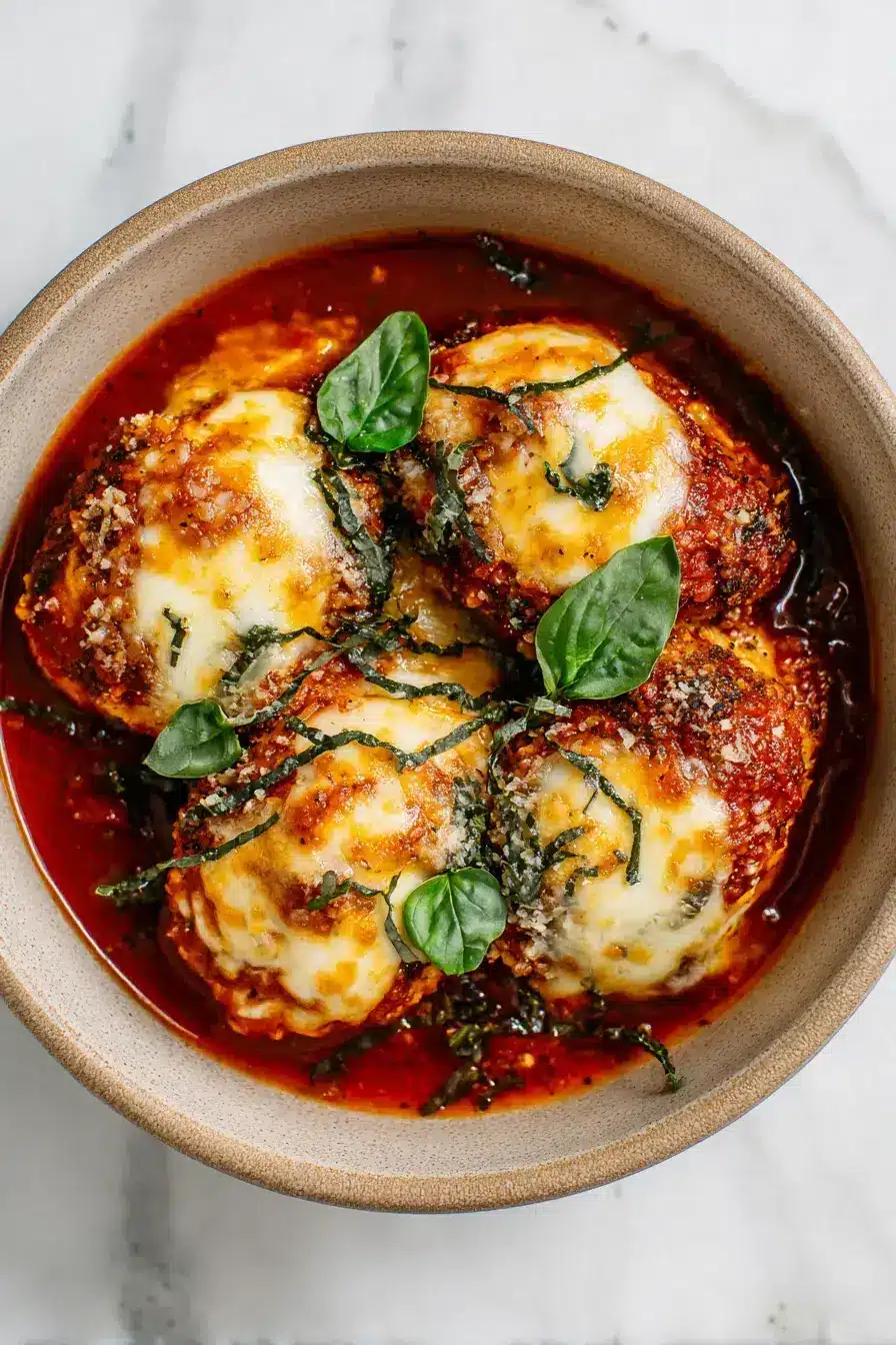 Easy Crockpot Chicken Parmesan Recipe