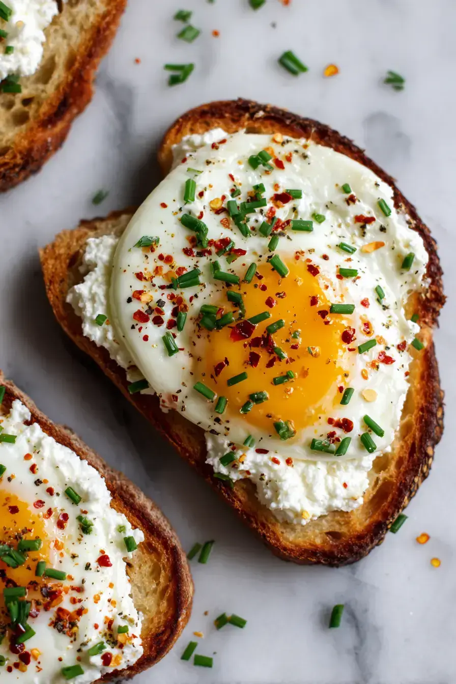 Egg Ricotta Toast