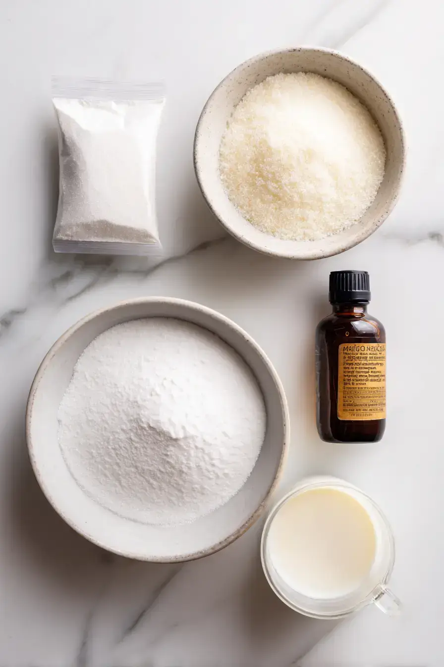 Close-up of the Gelatine Trick mixture being prepared in a glass bowl
