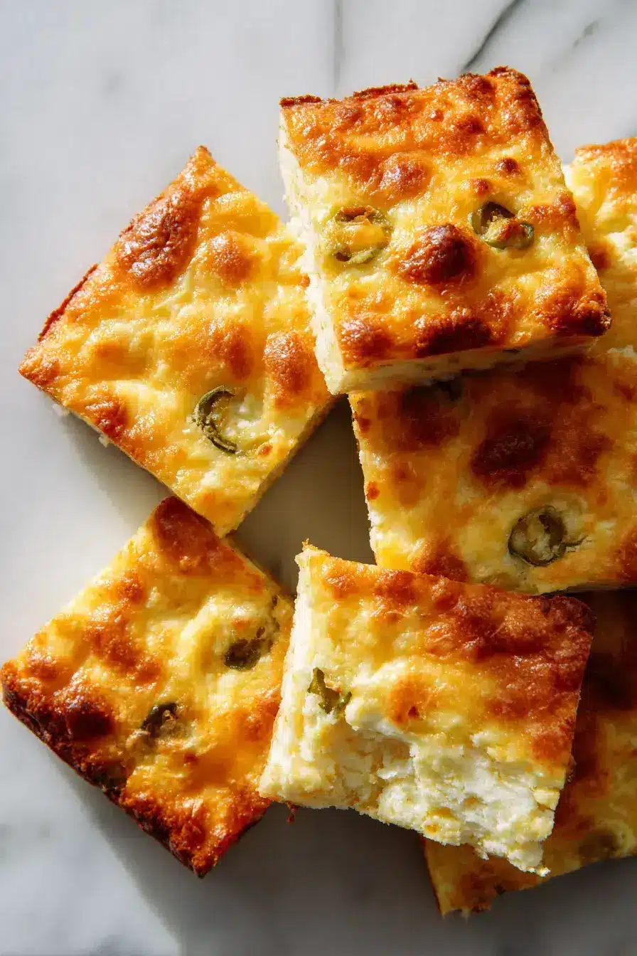 Jalapeño Cheese Squares Recipe