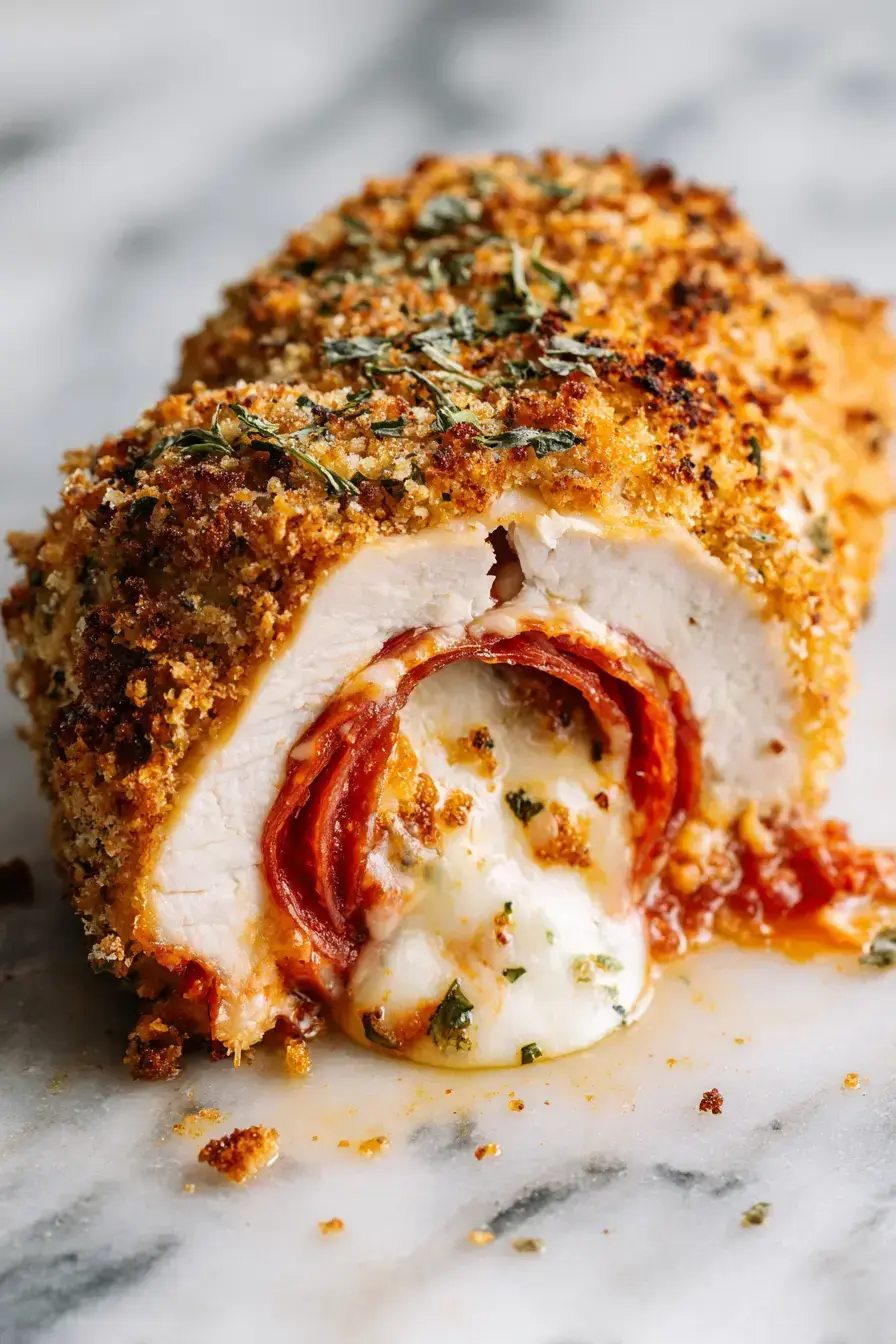 Pizza Stuffed Chicken Recipe